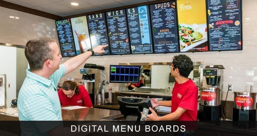 Digital Signage Menu Boards